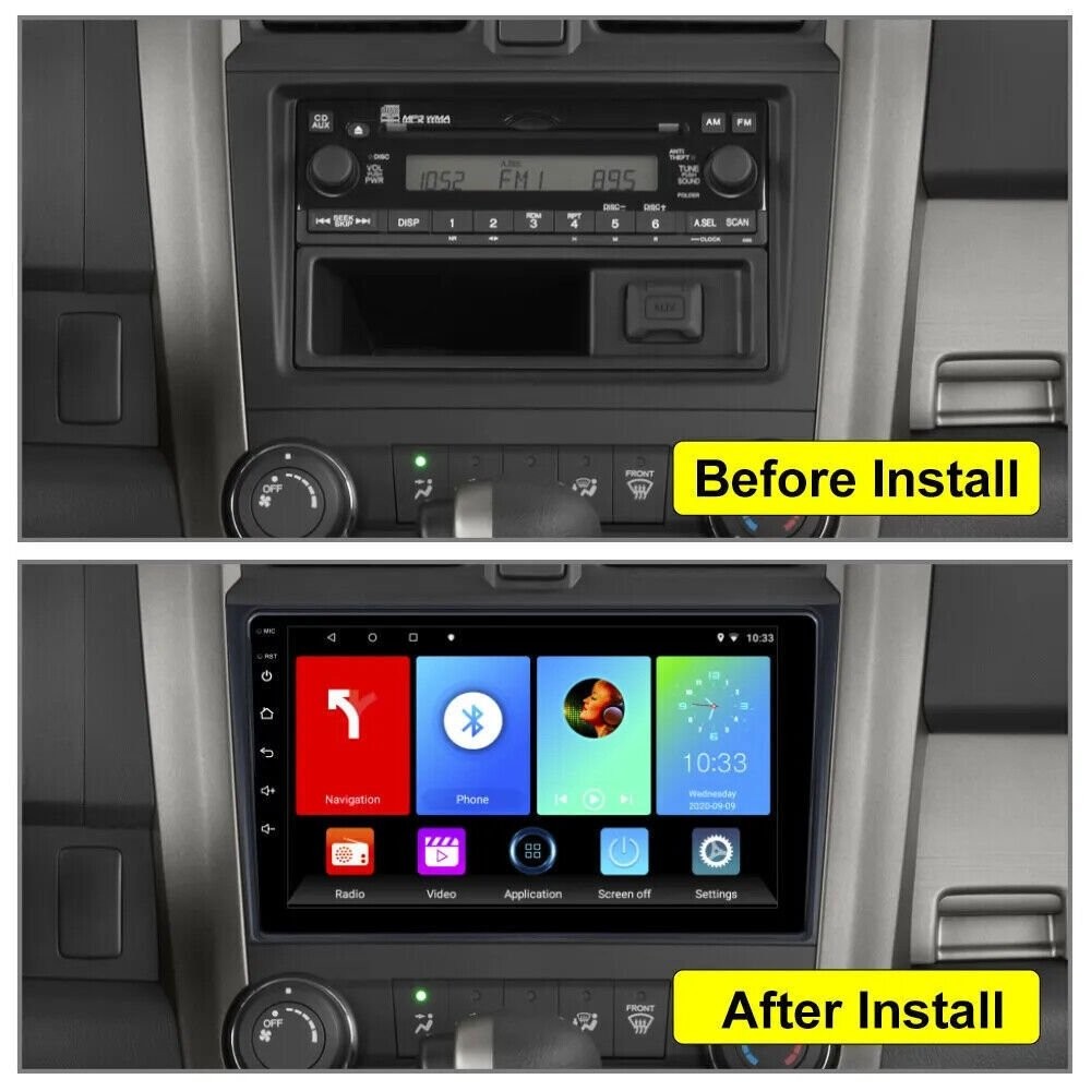 4+64G Android 13 Car Stereo Radio GPS WIFI Touch Screen For Honda CRV 2007-2011