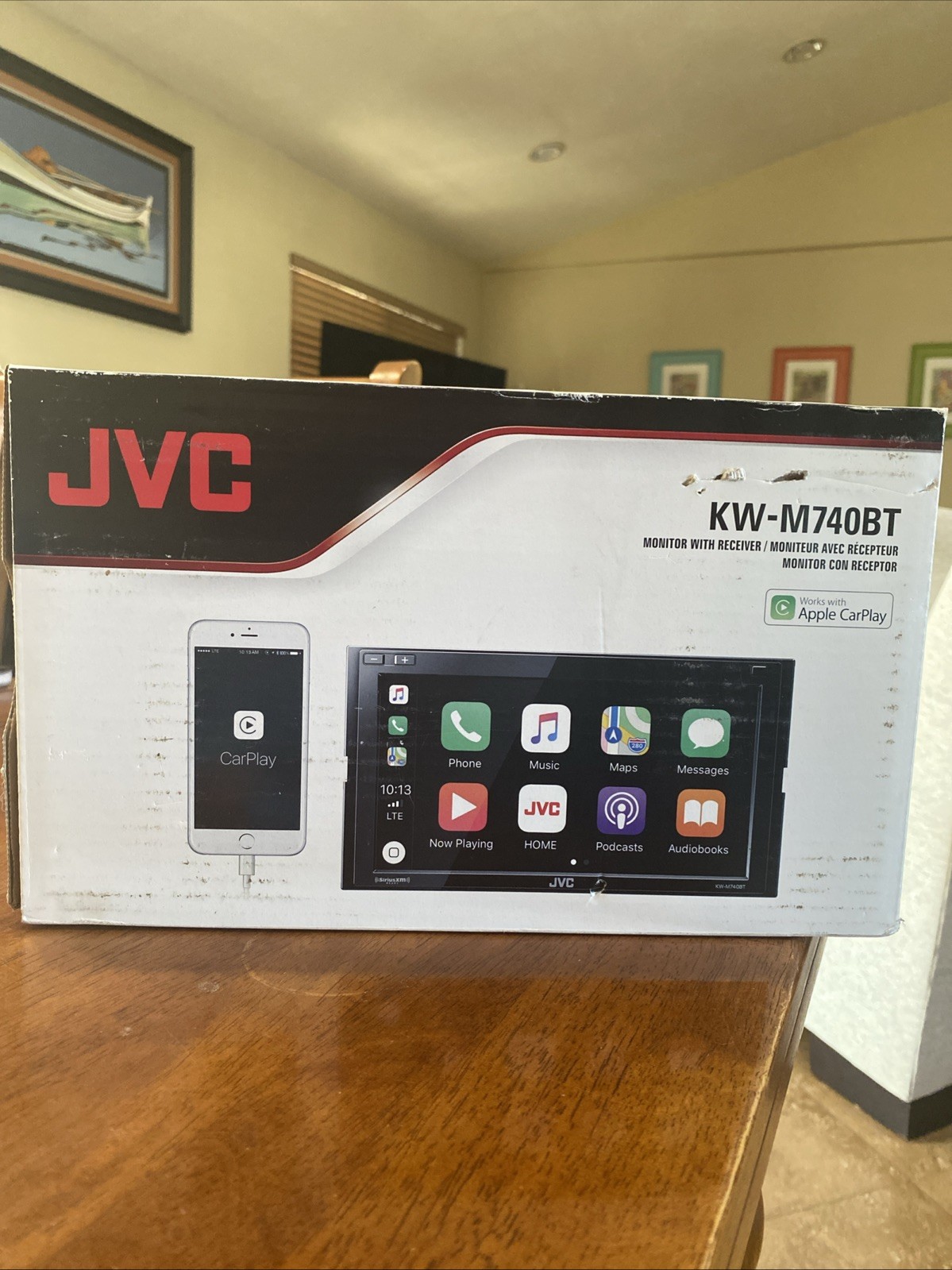 JVC KWM740BT 2-DIN AV Receiver (No CD)