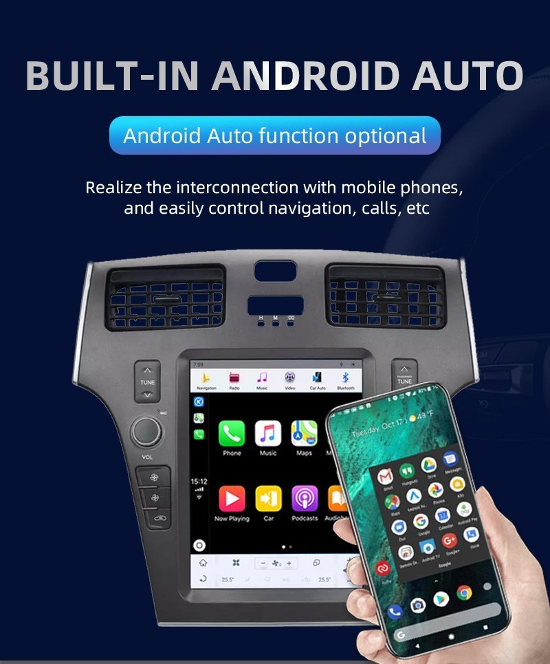 10.4″ Android Car Radio For 2005-2009 Lexus ES300 ES330 GPS Navi Carplay 128GB