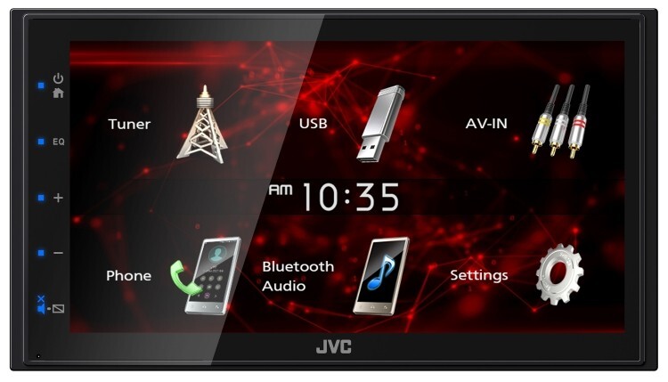 New JVC KW-M180BT 6.8″ DOUBLE DIN CAR RADIO BLUETOOTH /USB MIRRORING FOR ANDROID