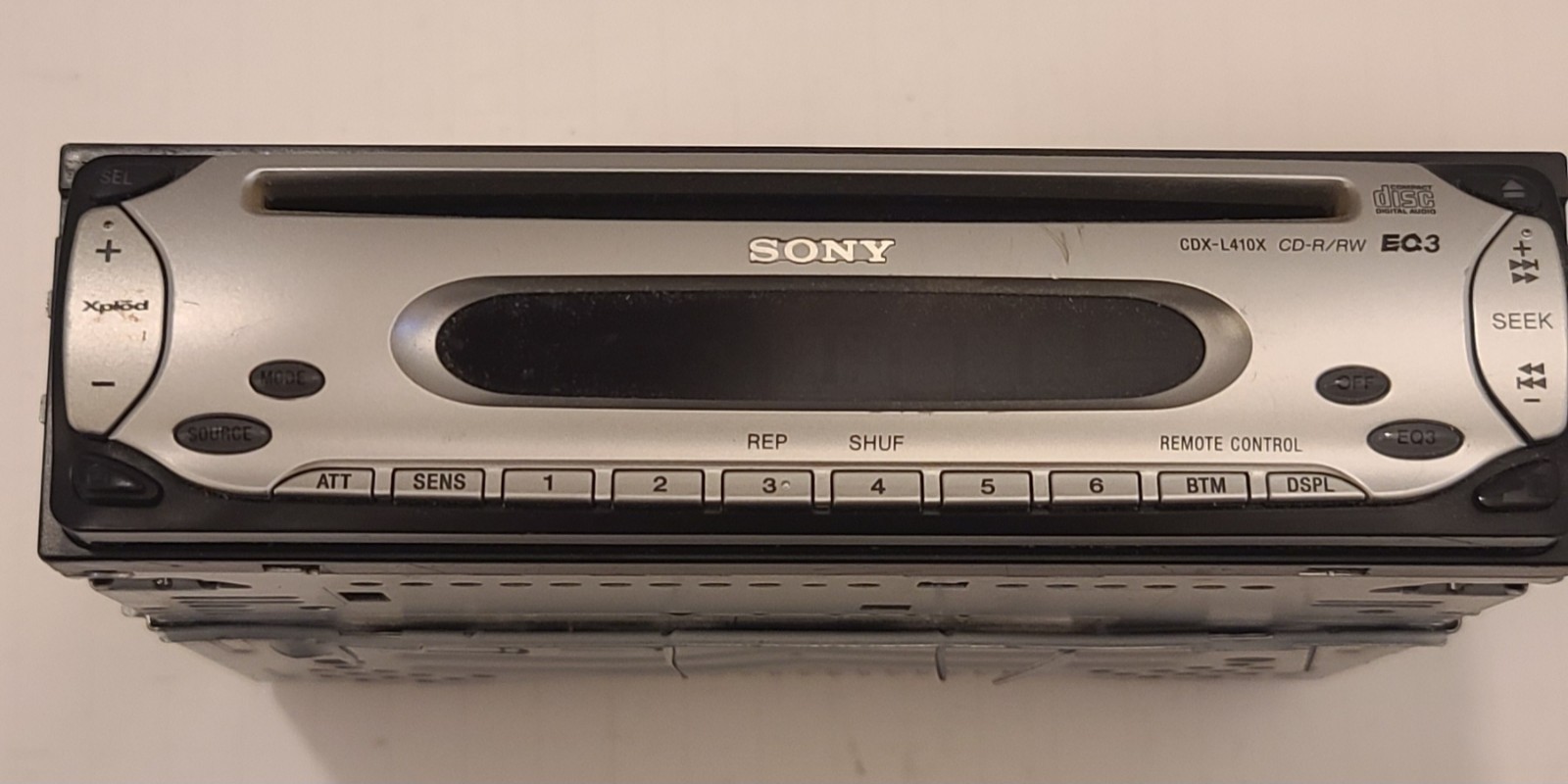 Sony CDX-L410X Car Stereo AM FM Radio CD Player Receiver Removable Face