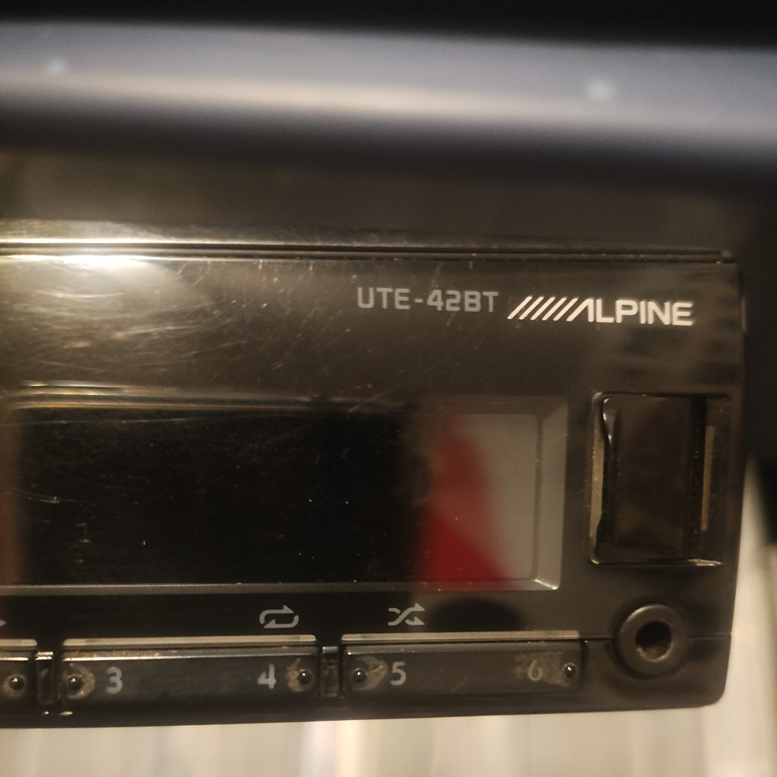 Alpine UTE-42BT faceplate only