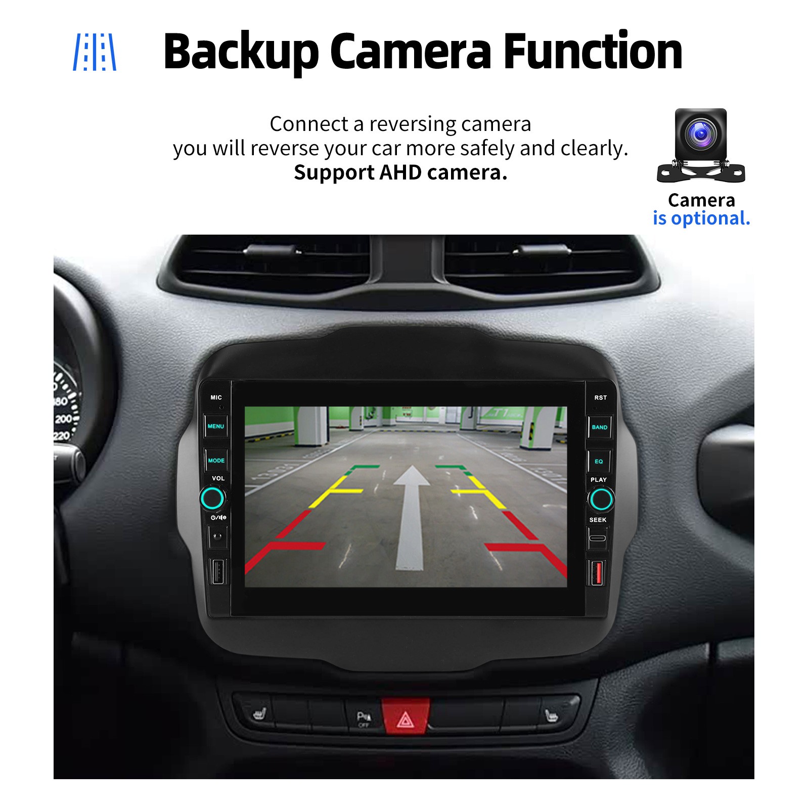8″ Double 2DIN Android15 Carplay Car Stereo Radio GPS IPS Touch Screen Bluetooth