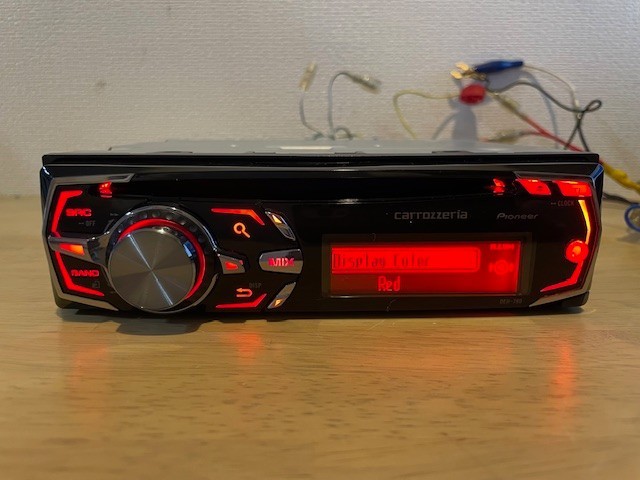 Pioneer Carrozzeria DEH-780 1Din Car Audio USB CD AUX Player Operation Confirmed