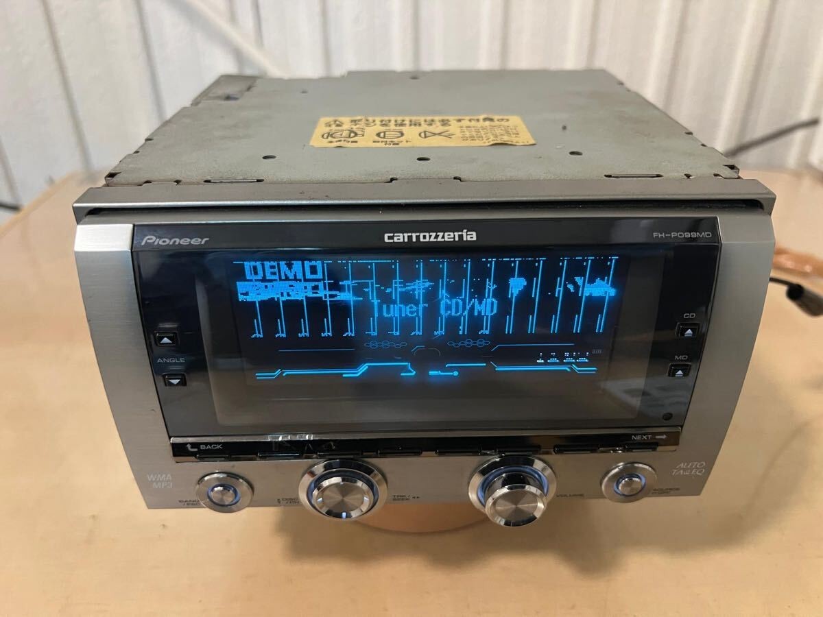 Pioneer Carrozzeria FH-P099MD CD MD Car Stereo Receiver Tested Working – JAPAN