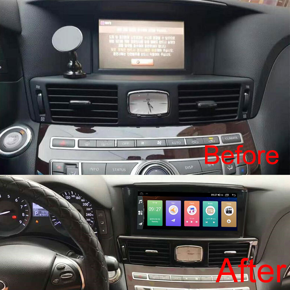 4GB+64GB Car radio built in CARPLAY for Infiniti Q70L M25 M35 2013-2017 player