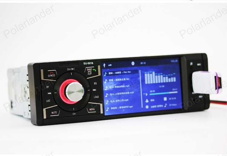 Single 1 DIN Car RadioMP5 USB / TF card 4.1-inch AUX/SD remote control Bluetooth