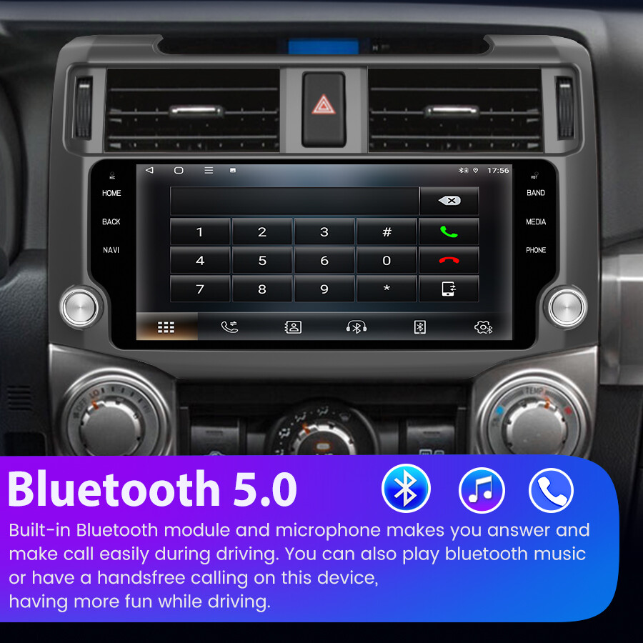 10.33” For 2010-2019 Toyota 4runner Stereo Radio Android 13 Carplay GPS 4+32GB