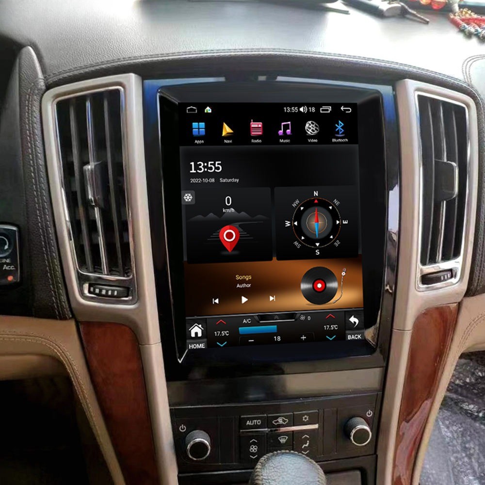 10.4″ Tesla Style Car Radio 2din Stereo For Cadillac SLS 2007-2012 Gps Navi 64gb