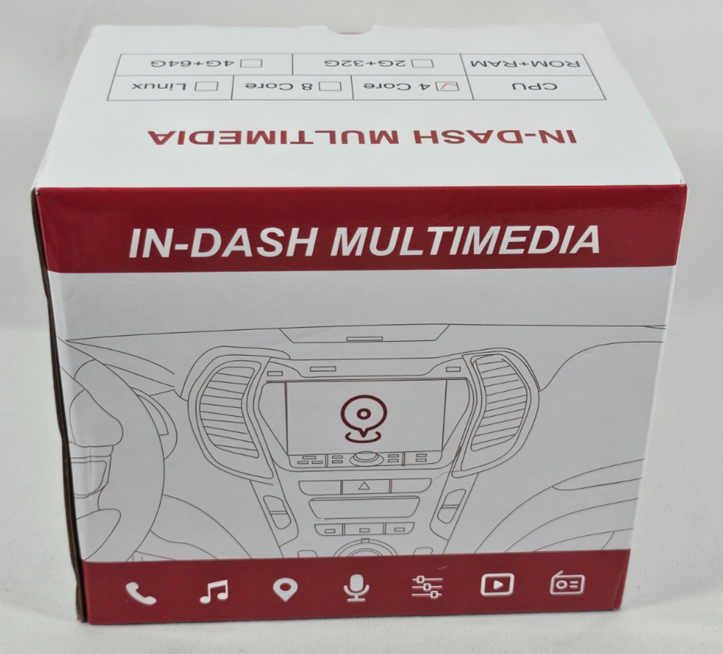 7″ Single DIN Car Stereo 2GB+64GB Bluetooth CarPlay Android Auto Touchscreen Cam