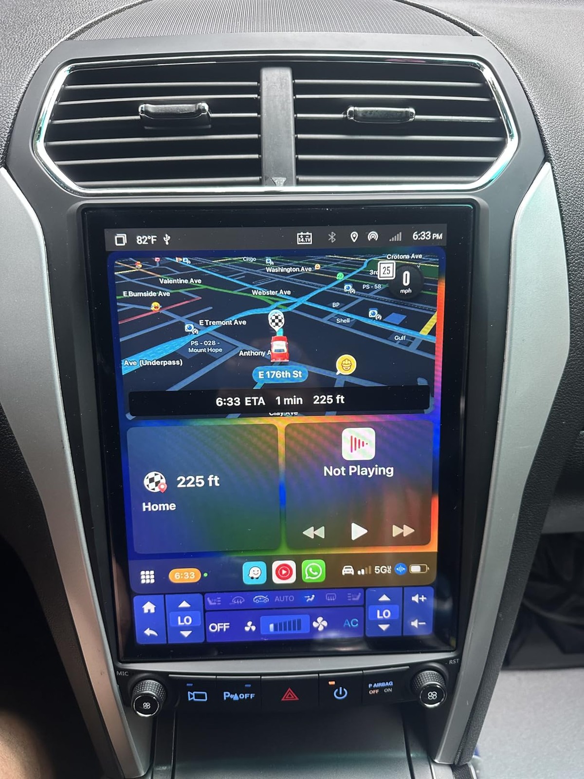 Android Car Navigation Radio 12.1″ for Ford Explorer 2011-2019 W.CarPlay 8 Core