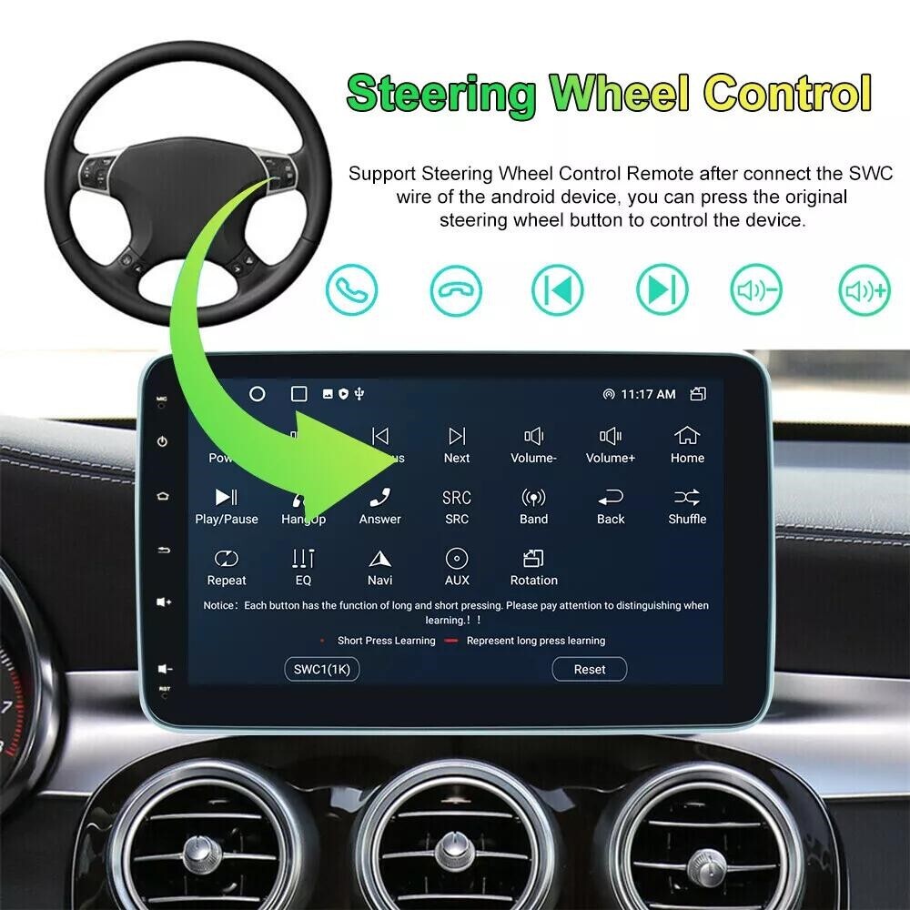 10.1″ Android 11 Double Din Car DVD Player Radio Car Stereo Head Unit GPS 2+32GB