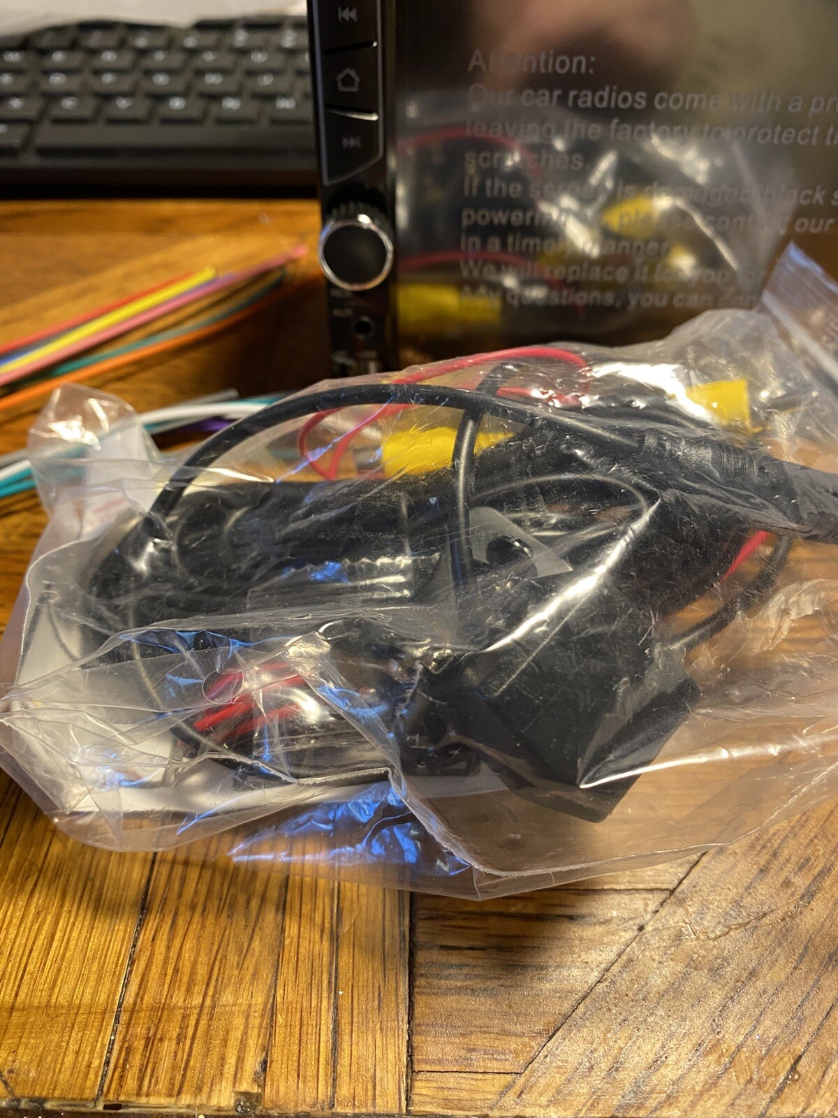 Leadfan In Dash Radio With Backup Camera