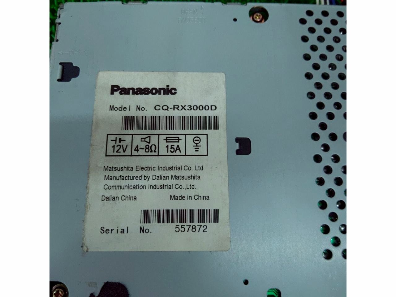 Panasonic CQ-RX3000D Car Stereo Receiver Tested Working w/ Harness
