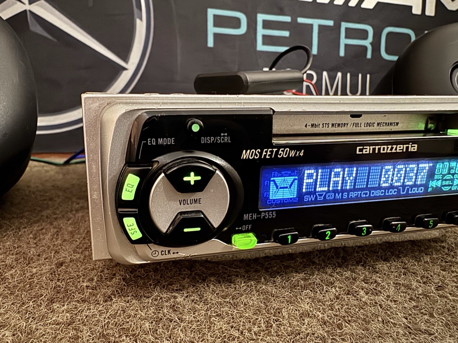 PIONEER CARROZZERIA MEH-P555 Car Radio Minidisc Player Bluetooth Module
