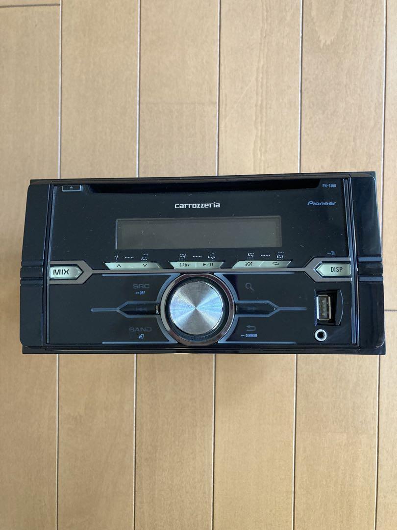 Pioneer Carrozzeria FH-3100 Car Audio 2DIN CD Deck Front USB AUX 3.5mm Jack