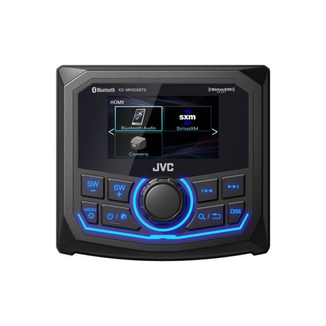 JVC KD-MR305BTS Bluetooth MP3 Marine Digital Multimedia Receiver w/ 2.7″ TFT LCD