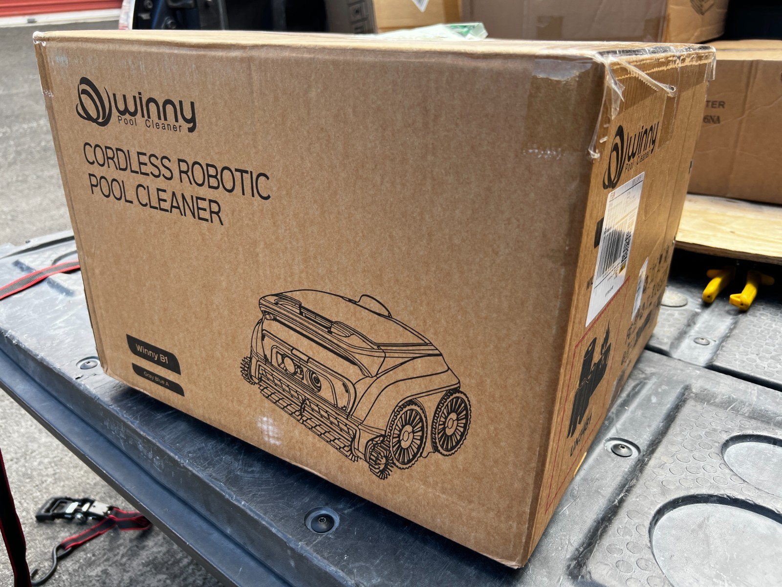 Winny B1 Cordless Robotic Pool Cleaner, App Control, 100min Runtime