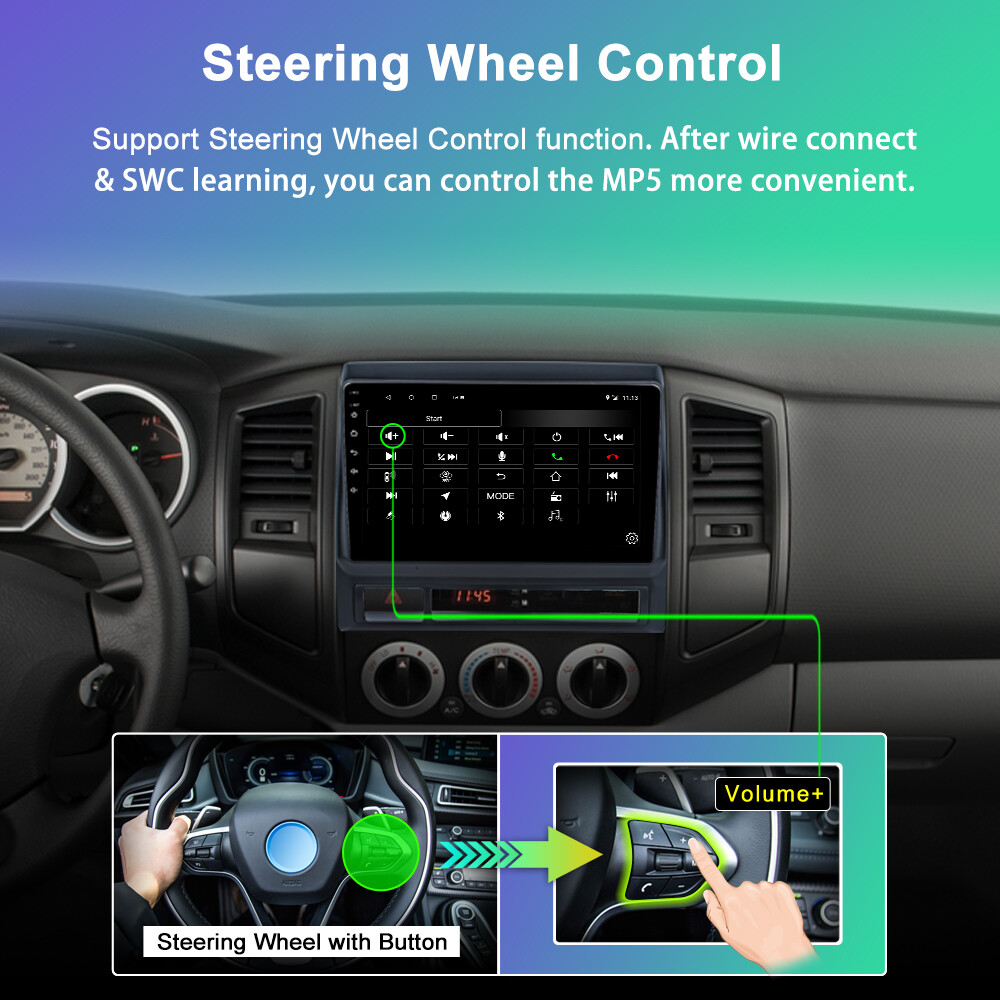 For Toyota Tacoma 2005-2015 Car Radio Stereo Android 13.0 Carplay GPS Head Units