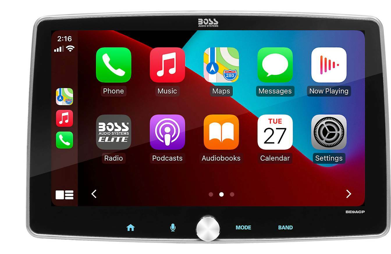 Boss BE9ACP Apple CarPlay Bluetooth Mech-less 9″ Multimedia Car Stereo Player