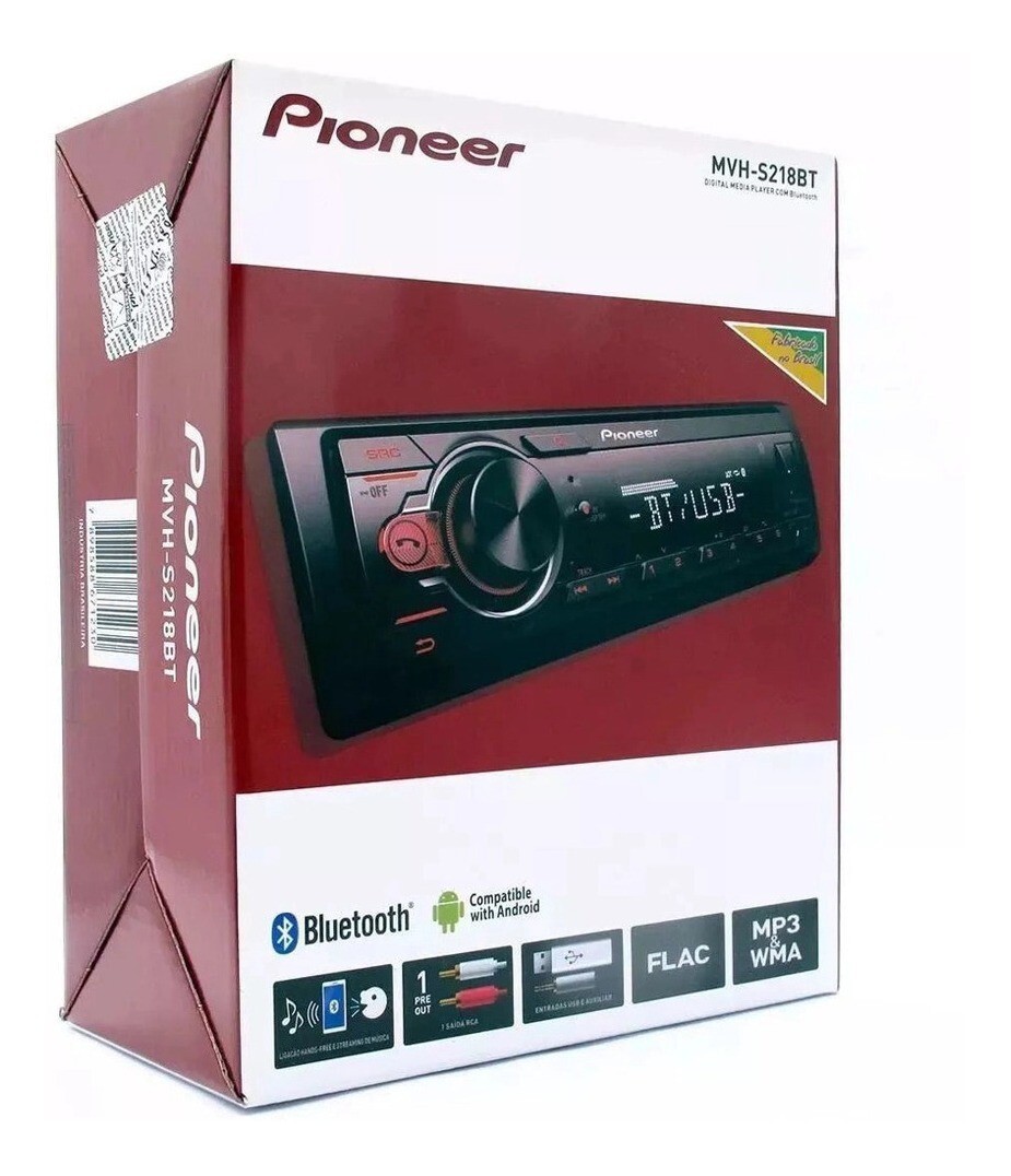 Pioneer MVH S218BT Car Audio MP3 Player With USB And Bluetooth