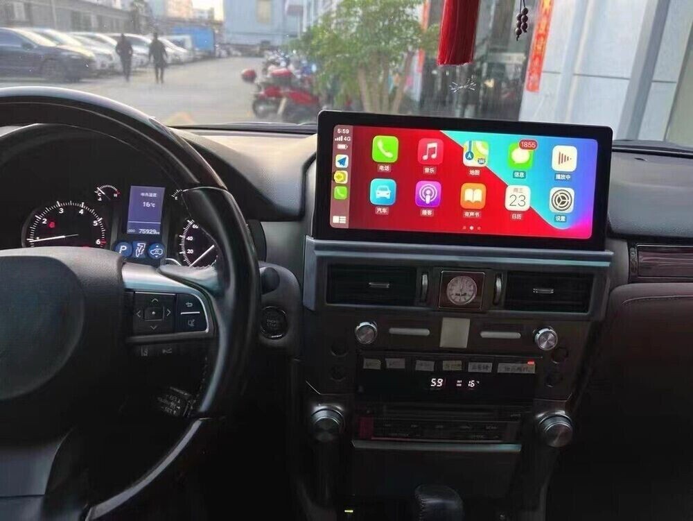 12.3″ Android Car Stereo Radio GPS Navi Carplay For Lexus Gx400 Gx460 2010-2022
