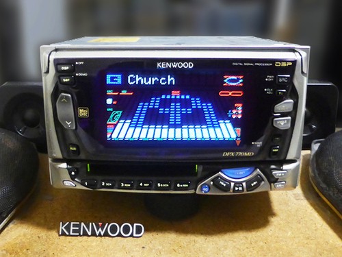 Kenwood DPX-770MD 2DIN CD MD Deck Player Working