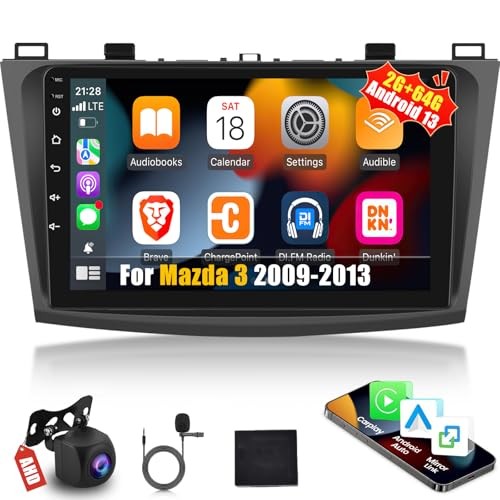 [2G+64G] Car Radio for Mazda 3 2009-2013, Android Mazda 3 Stereo with 9 inch
