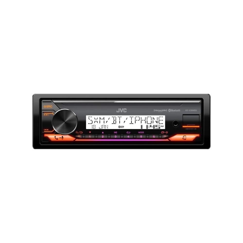 JVC KD-X38MBS Marine Digital Media Receiver Single-DIN with Bluetooth & USB