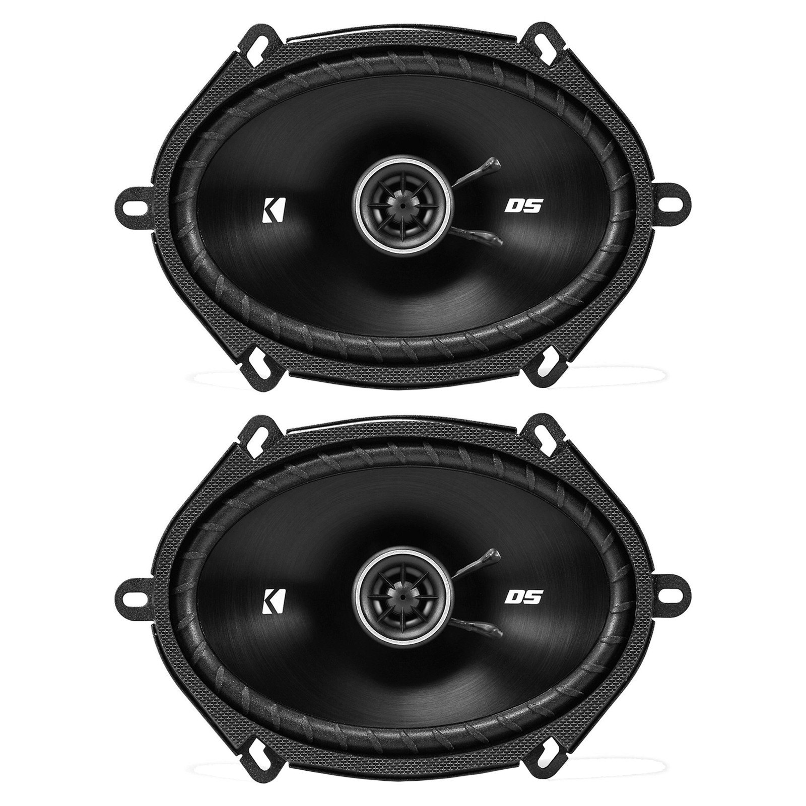 4x Kicker D-Series 6×8″ 200 Watt Speakers, 4X Enrock Harness Adapter, 50Ft Wire