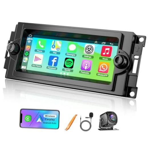 4+ 64GB Car Radio for Dodge RAM 1500 2500 3500 2006 For Dodge Ram 2006-2008