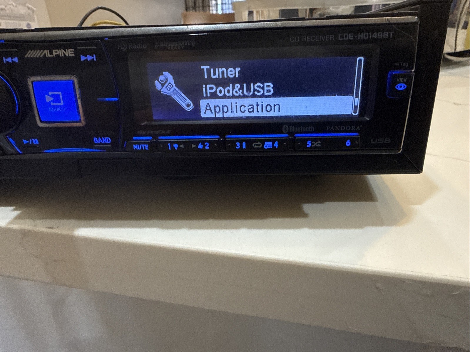 RARE! ALPINE CDE-HD149BT CAR STEREO BLUETOOTH CD RECEIVER CD FM PLAYER RADIO