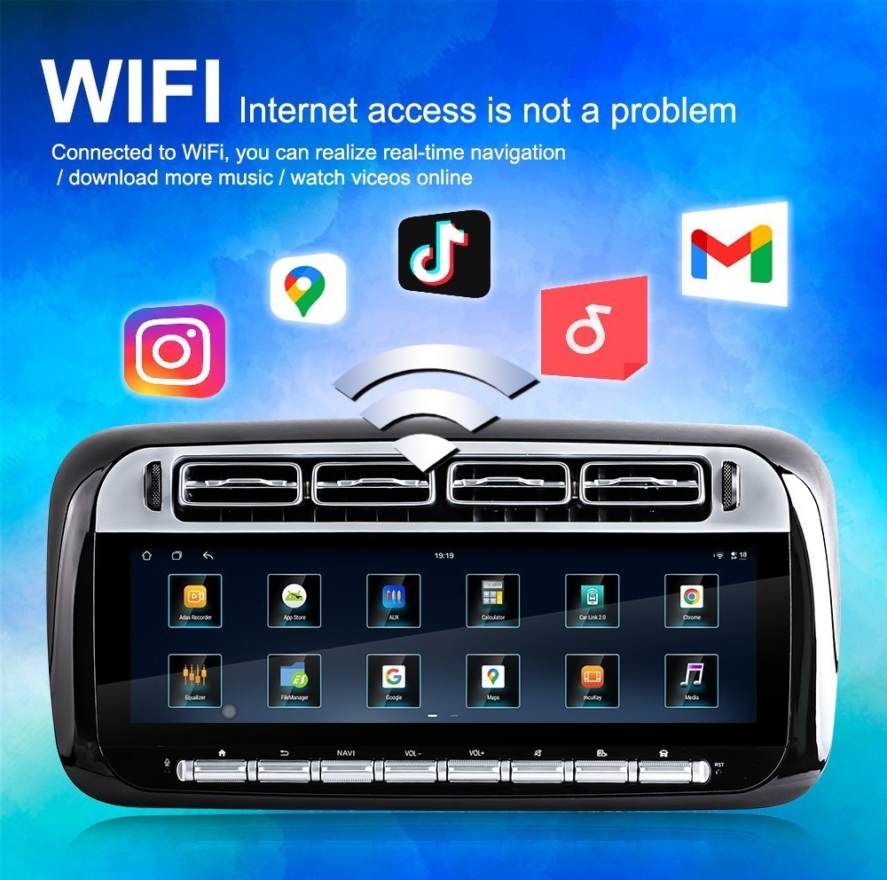 14.5″ Large Screen Car Radio CarPlay GPS 8+256GB For 2024-2025 Benz Vito Metris