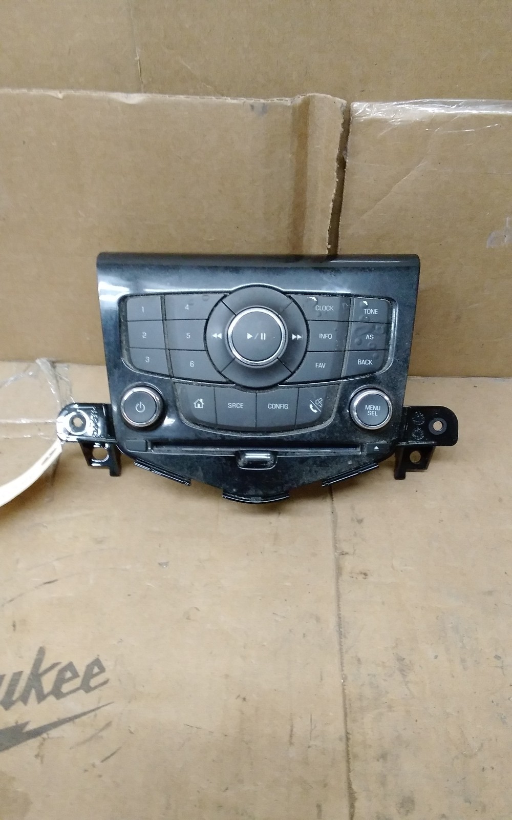 2014 CHEVY CRUZE RADIO CONTROL PANEL ASSEMBLY OPT UFU 95166368