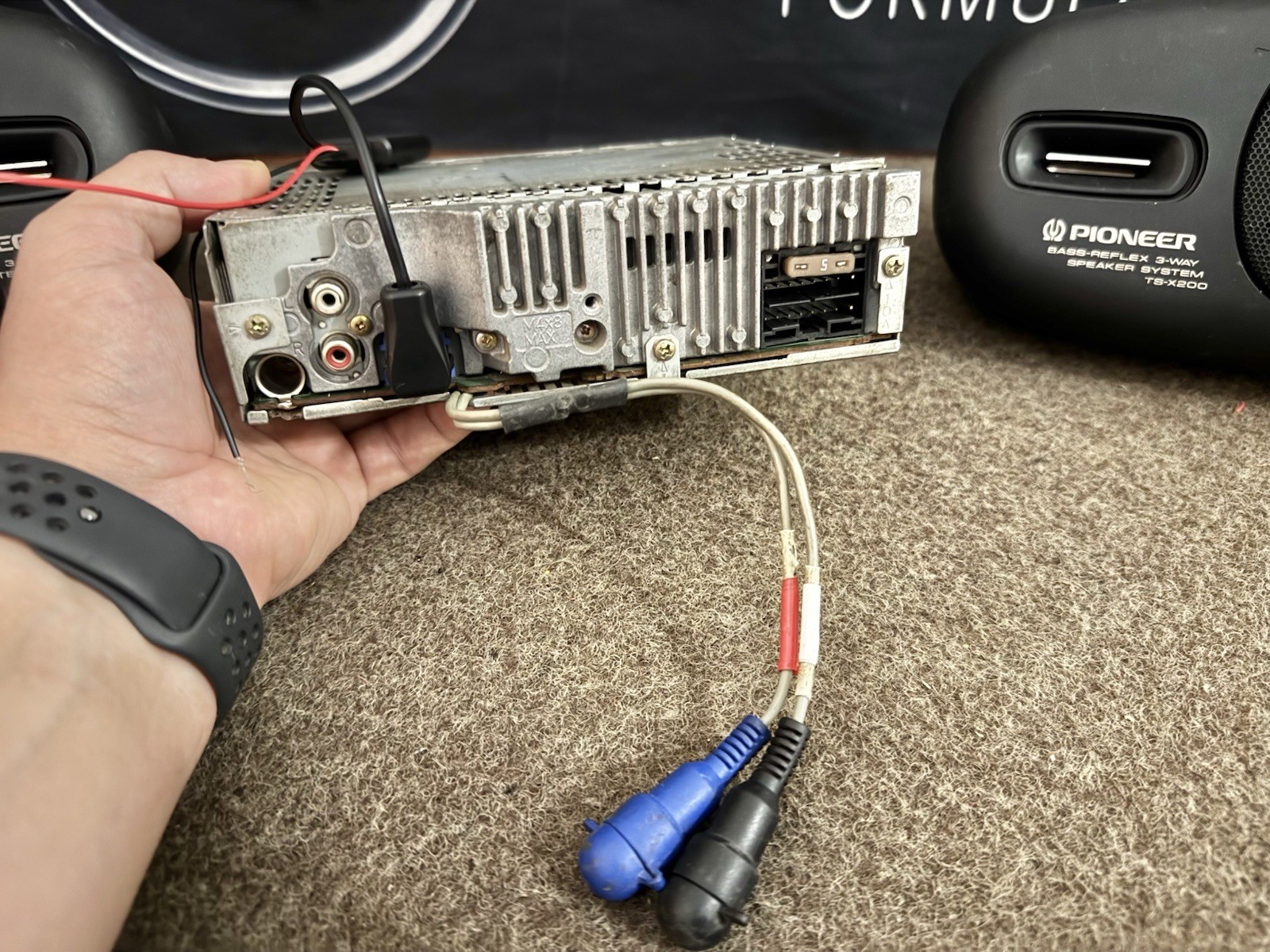 PIONEER CARROZZERIA MEH-P555 Car Radio Minidisc Player Bluetooth Module