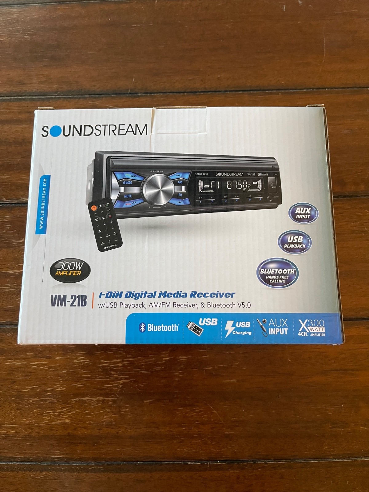 Soundstream VM-21B Single Din Mechless Multimedia Receiver (New)