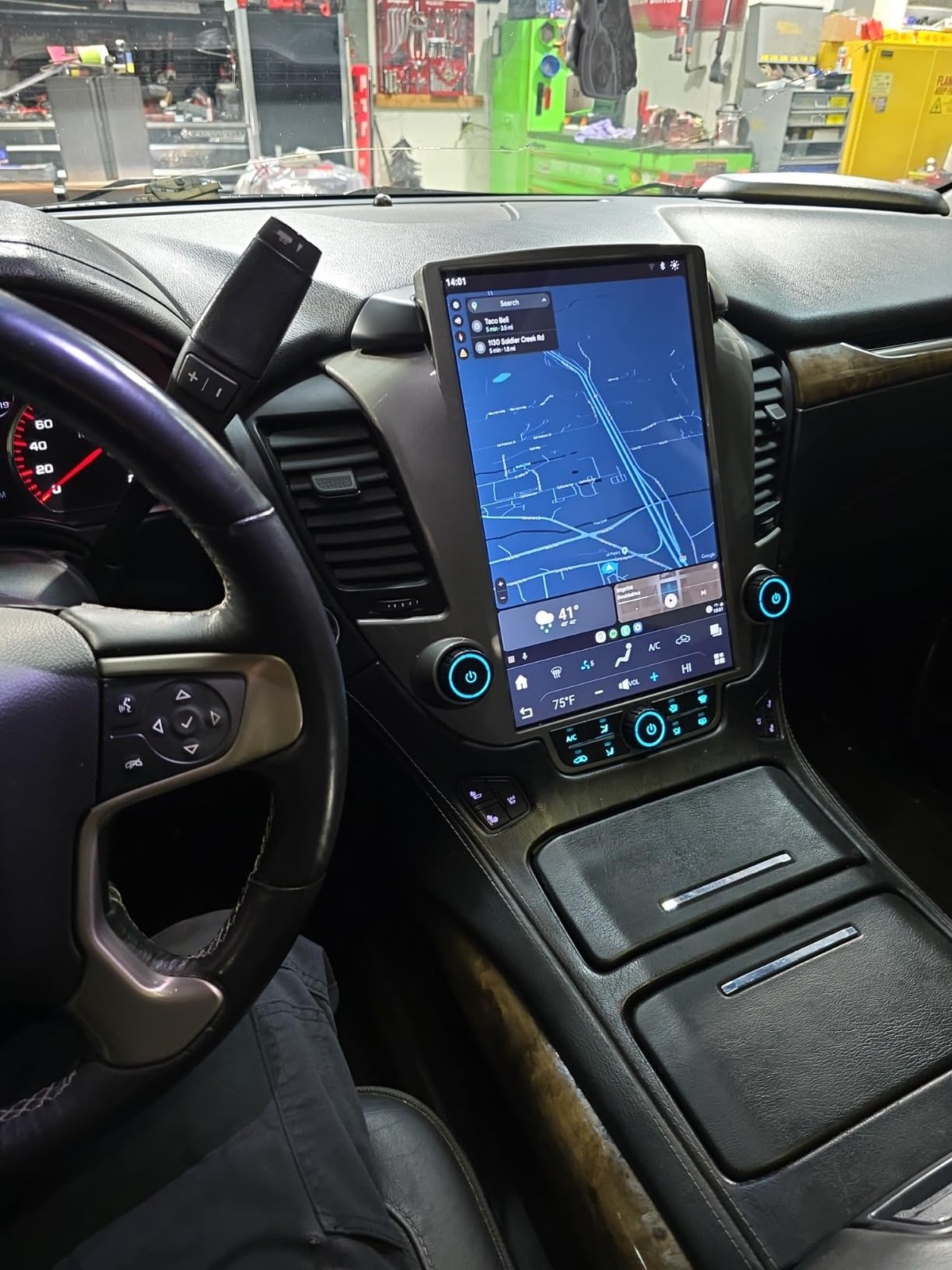 For Chevrolet Tahoe GMC Yukon 2014-2020 14.4″ Android Tesla GPS Radio Big Screen