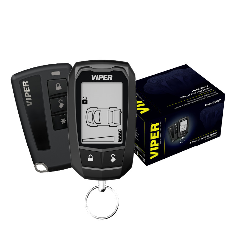 Viper 3308V Responder 2 Way Pager LCD Car Alarm Security System Starter Kill NEW