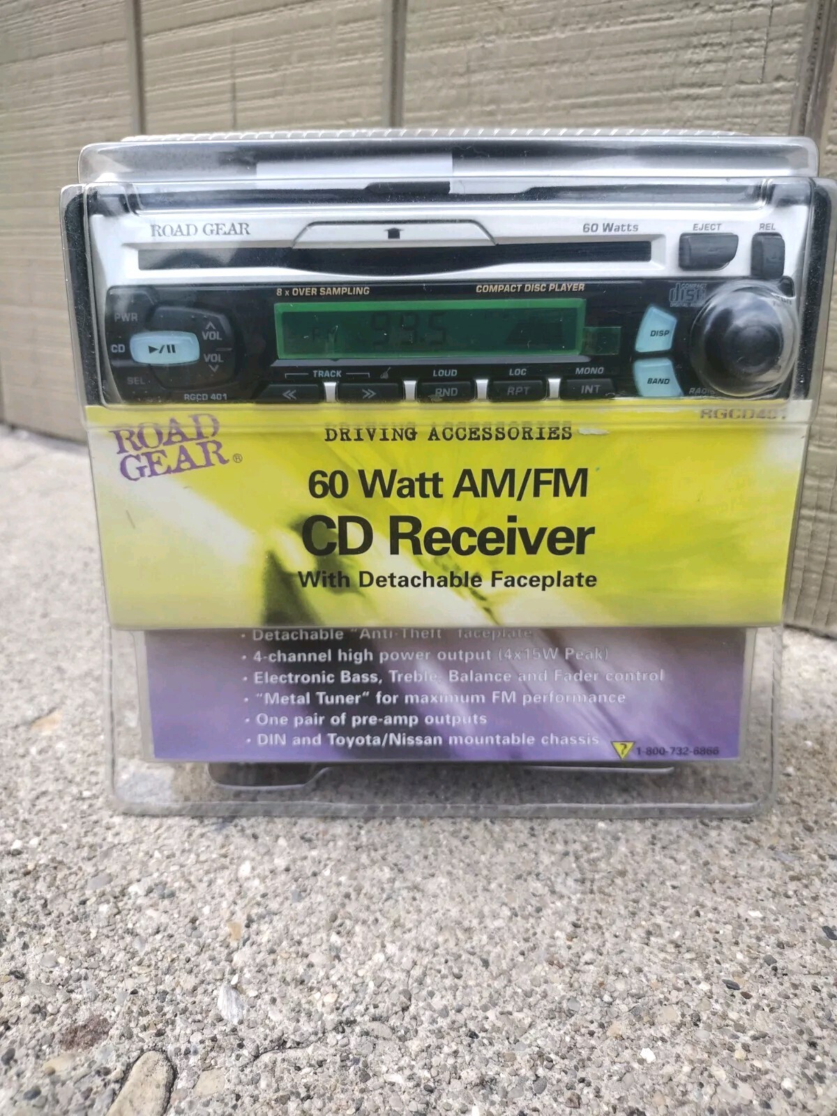 Vintage Road Gear 60 Watt AM/FM CD Receiver SEALED RGCD401