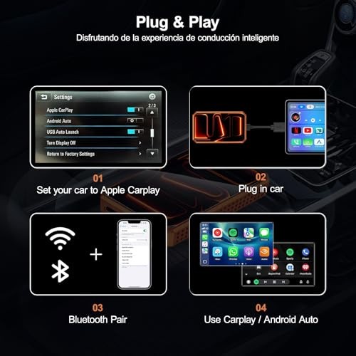 Ai Magic Box with HDMI & USB Port – CarPlay Android Auto Adapter