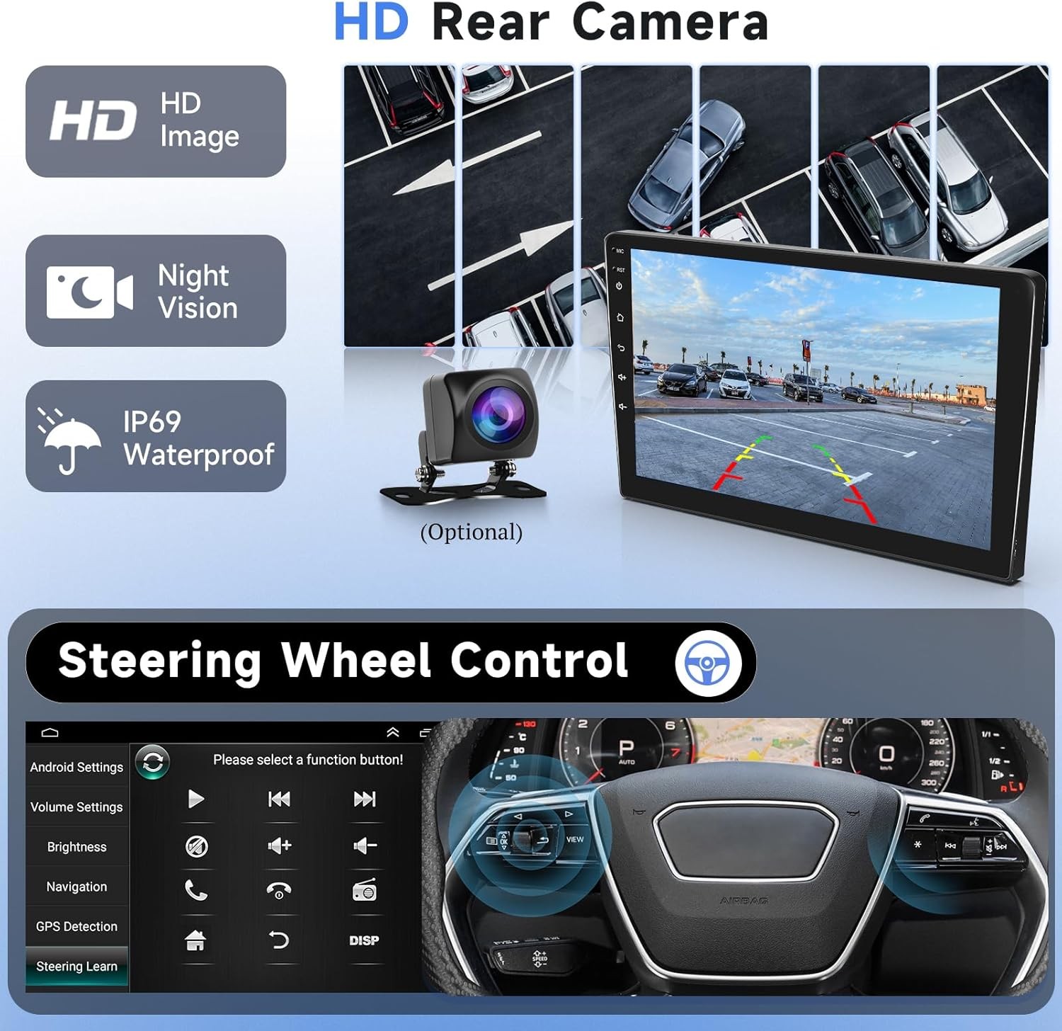 For 2016-2020 Honda Civic Android 15 Carplay 2+64GB Car Stereo Radio FM GPS WIFI