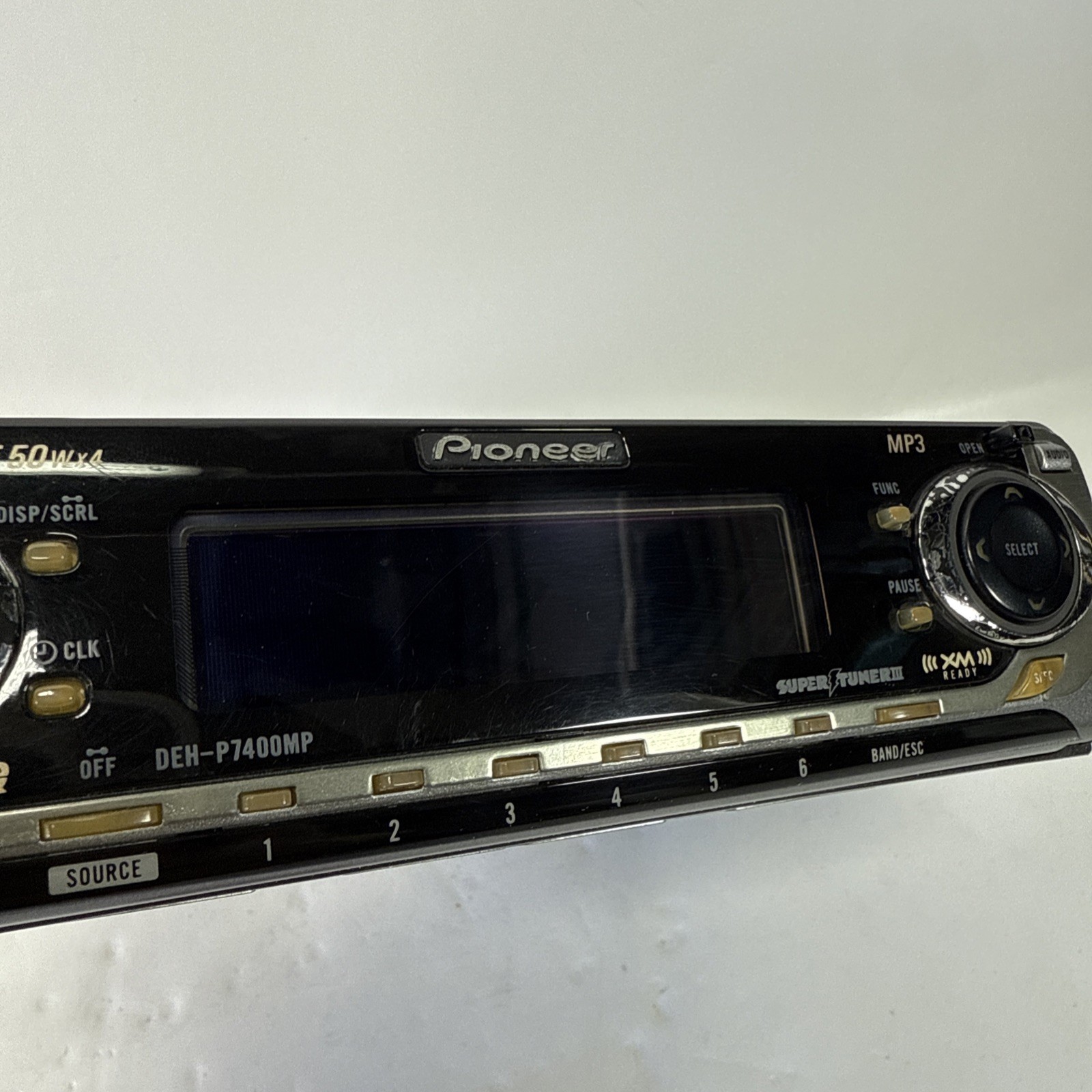 (FOR PARTS REPAIR) Pioneer DEH-P7400MP Old School Car Stereo