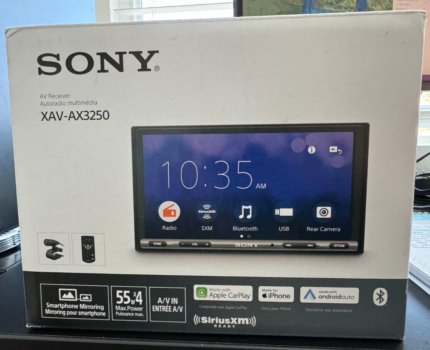 New Sony XAV-AX3250 6.95″ Apple CarPlay Android Auto Bluetooth Multimedia-Black