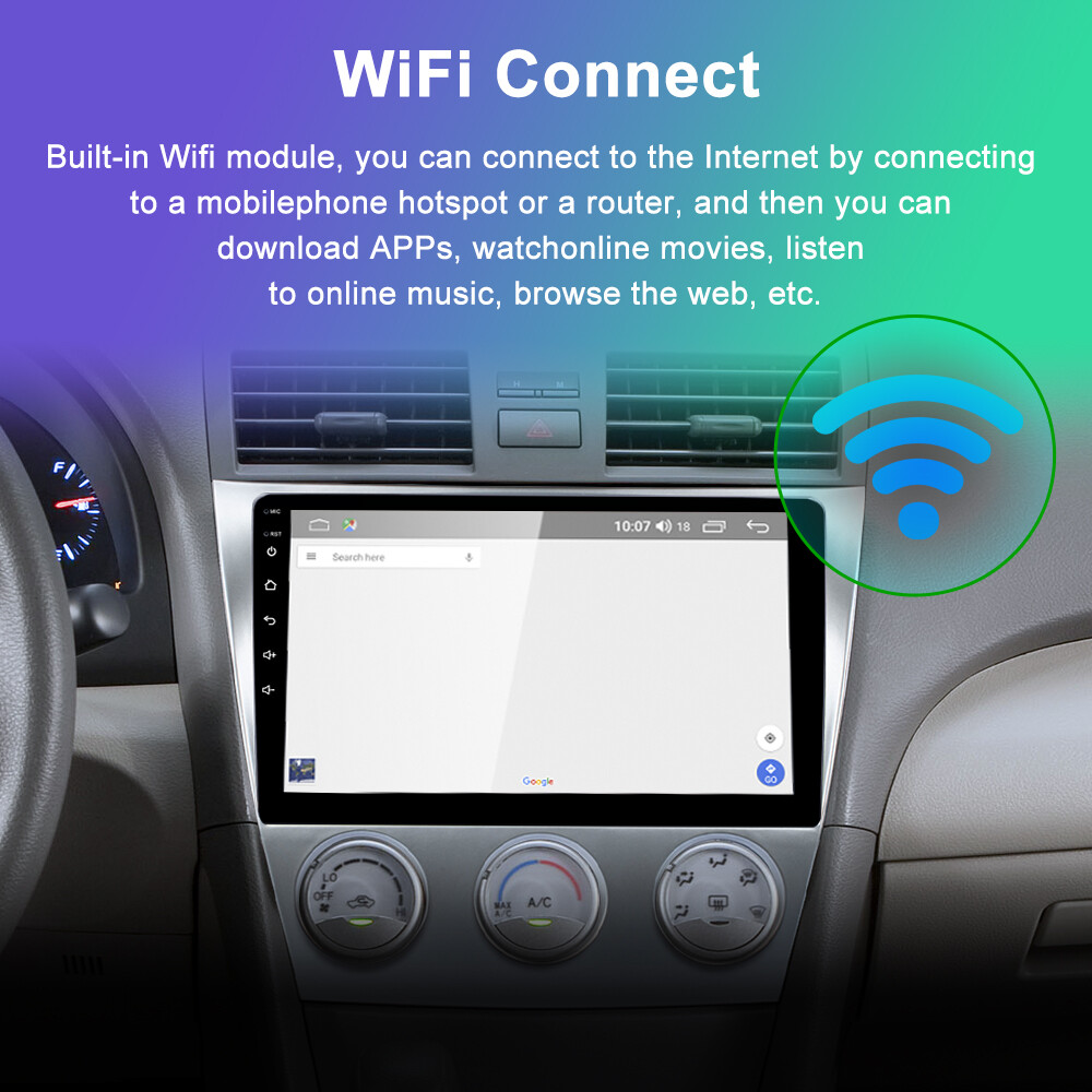 10.1” Carplay For Toyota Camry 2006-2011 Android 13.0 Car Stereo Radio GPS Navi