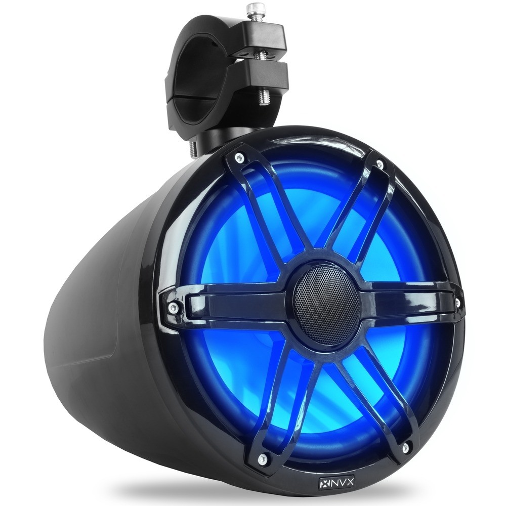NVX VMPS35 & MVTSP8B (x2) Marine Receiver with Bluetooth and Marine Speakers