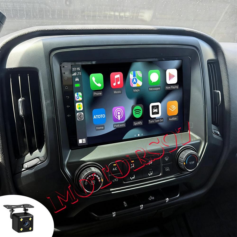 For Chevrolet Silverado GMC Sierra 2013-2019 Carplay Android 15 Car Stereo Radio
