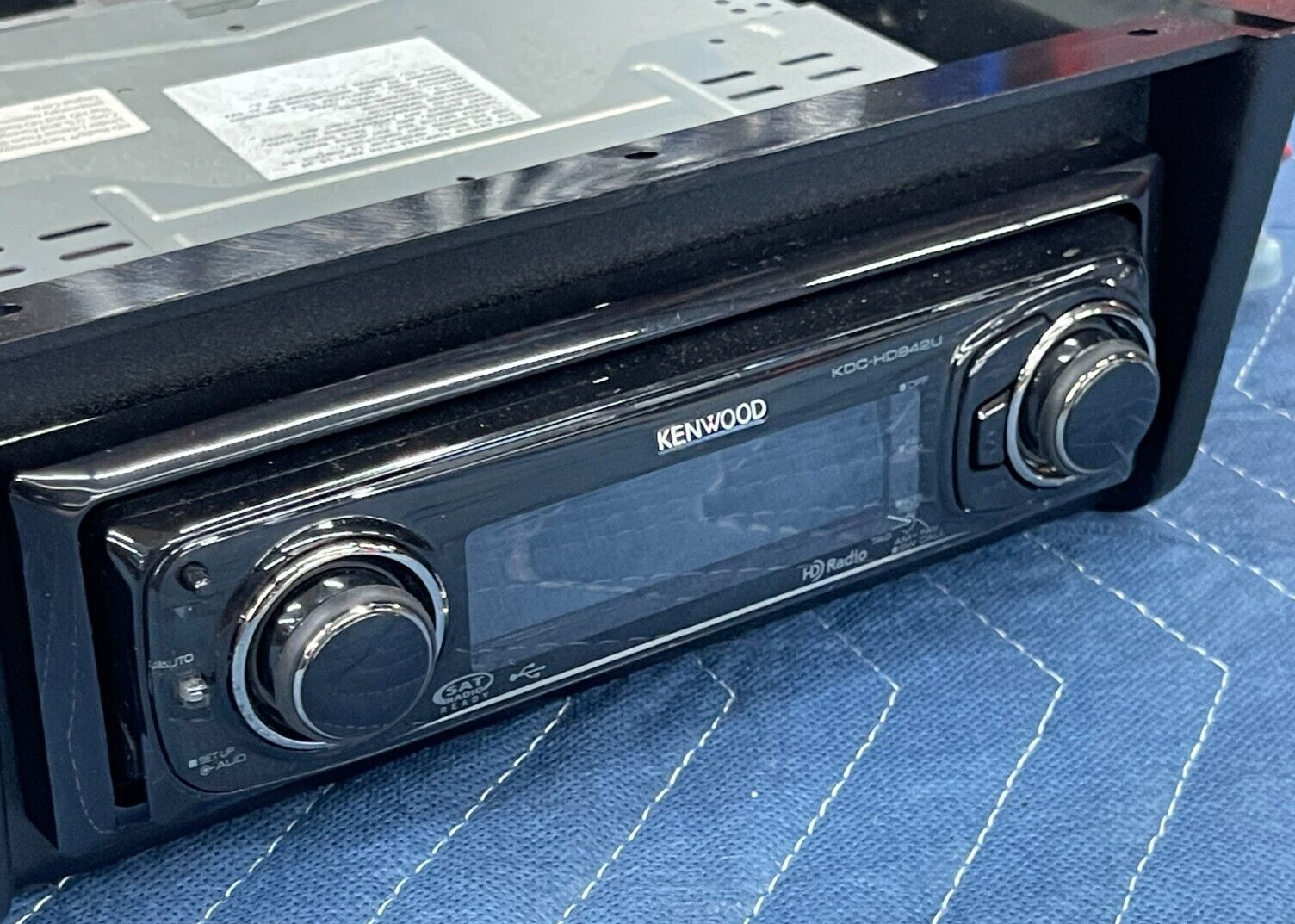 KENWOOD KDC-HD942U Audiophile CD Player HD Radio Built-In SAT USB AUX *USED*
