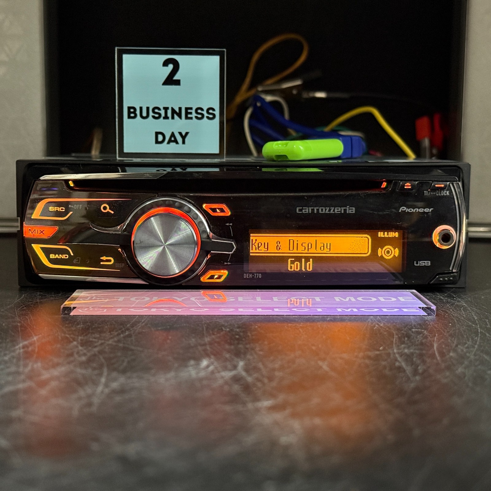 Pioneer Carrozzeria DEH-770 1DIN Car Audio Player CD USB AUX Tested JDM In Stock