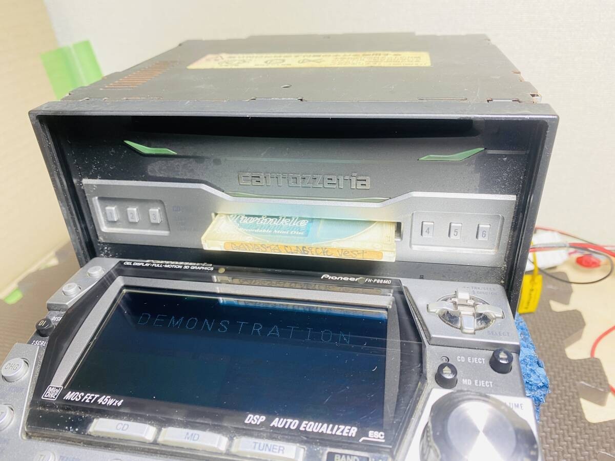 Carrozzeria FH-P88MD　MD/CD tuner, car audio, used, working condition confirmed