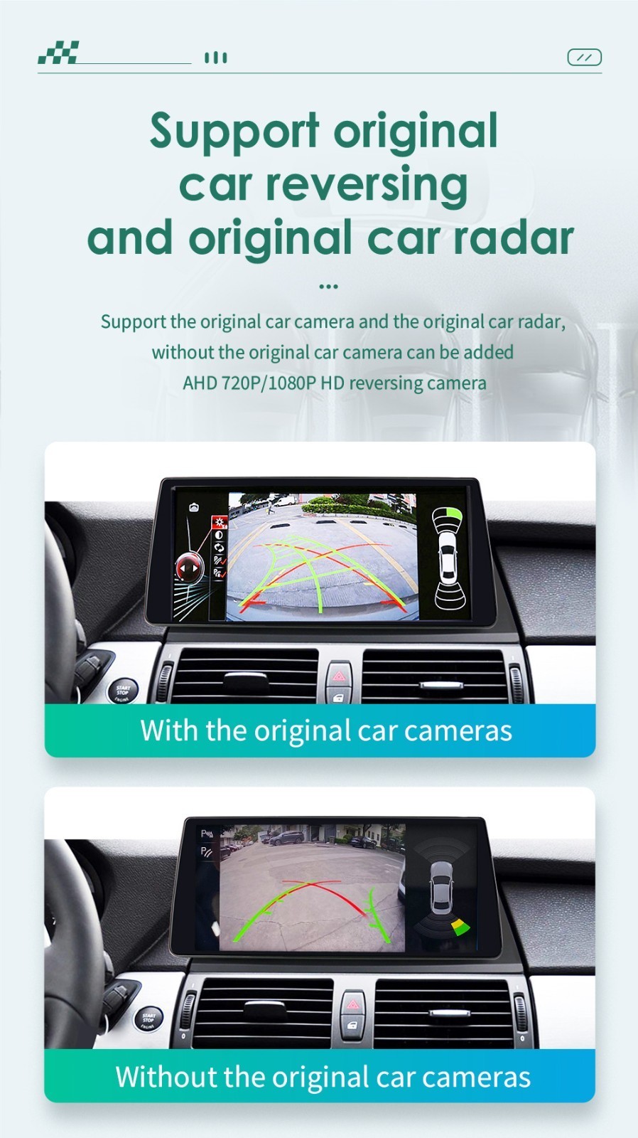 10.33” HD Car Radio GPS Navi Android 4+32GB For 2007-2010 BMW X5 X6 CCC CIC